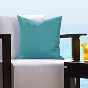 Tropical Teal Pillow Cover