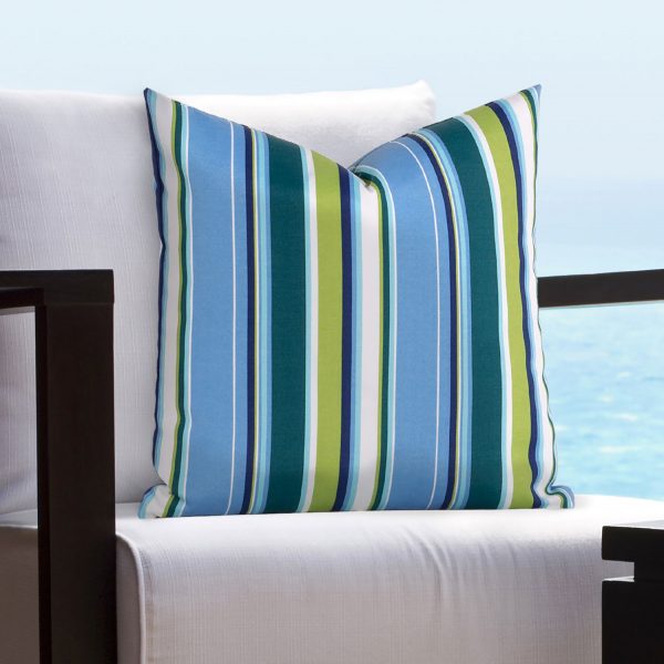 Breakers Blue Pillow Cover