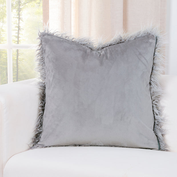 Llama Silver Pillow Cover - The Futon Cover Company